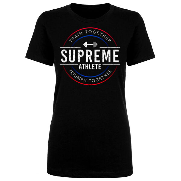 FULL COLOR CIRCLE BADGE - WOMEN'S FITTED T-SHIRT Thumbnail